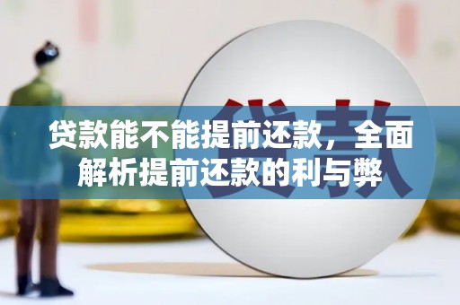 永和贷款能不能提前还款，全面解析提前还款的利与弊
