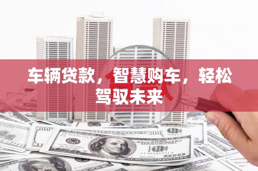 永和车辆贷款，智慧购车，轻松驾驭未来